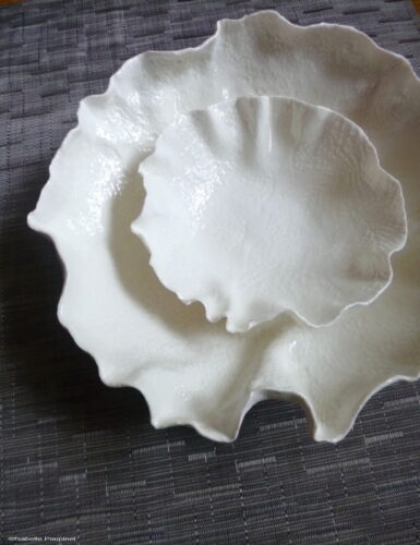 Assiettes en porcelaine