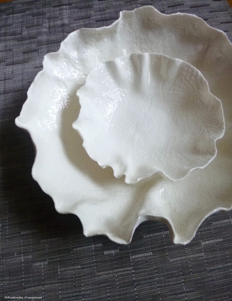 Assiettes en porcelaine